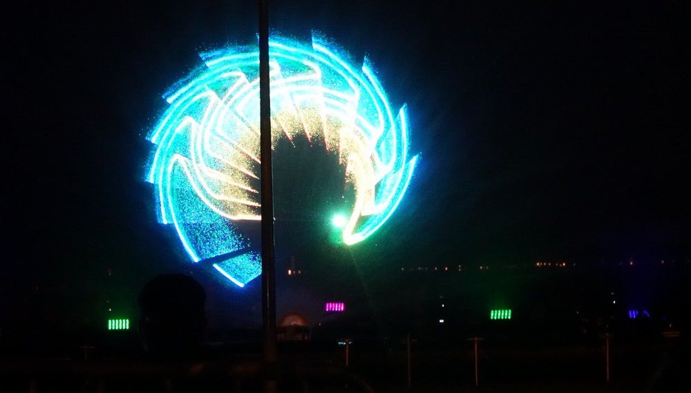 La première Fête de la lumière à Arès, un spectacle féérique...