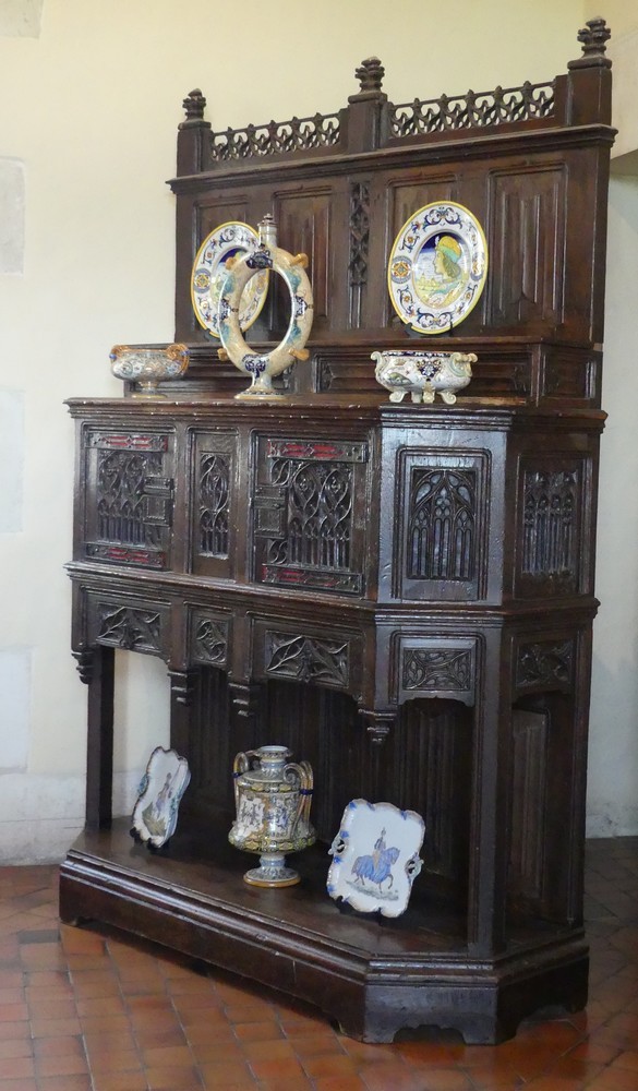 Le Château Royal d'Amboise : les appartements et la salle de musique...