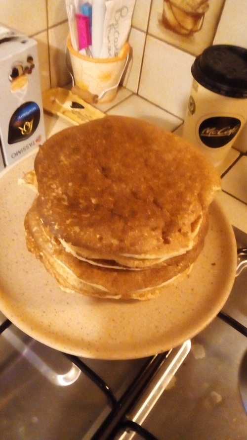 Mes galettes à la semoule.