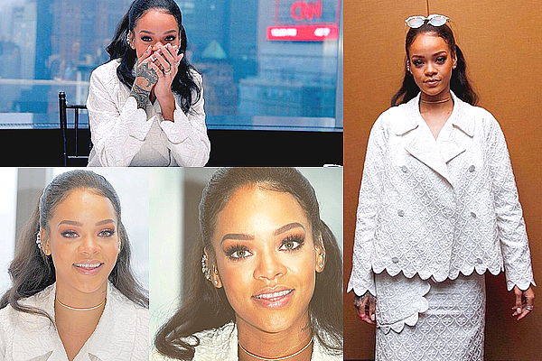 14.03.2015 : Rihanna était en conférence de presse pour Home.