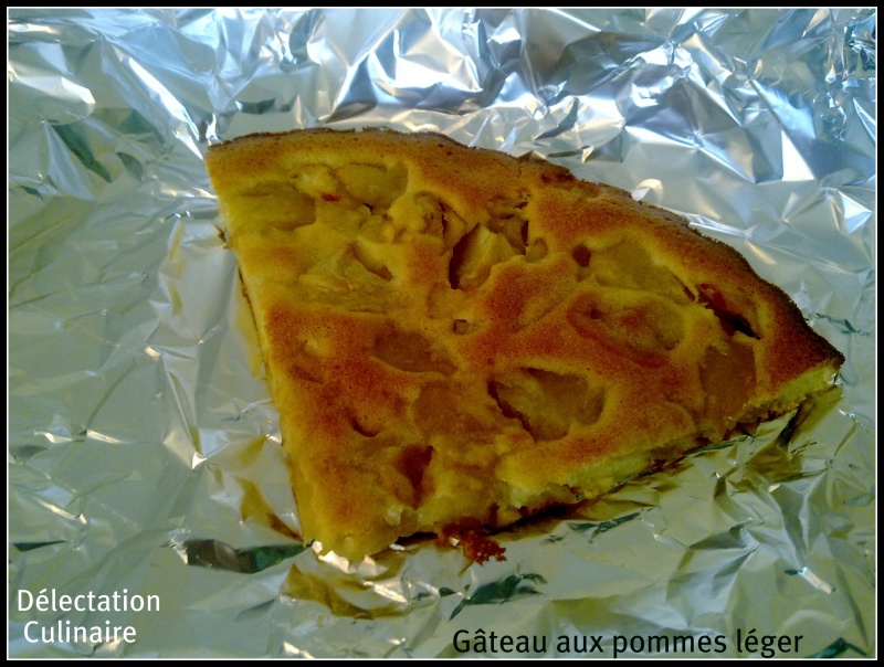 Gâteau aux pommes léger 