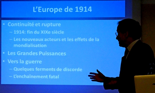 "L'Europe de 1914" une conférence de Robert Fries pour l'Association Culturelle Châtillonnaise