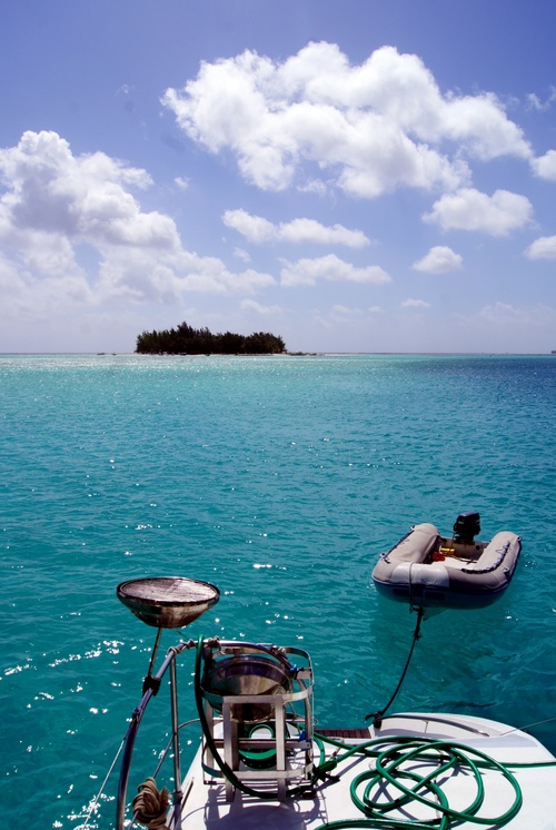 Bora Bora - Catamaran Exit