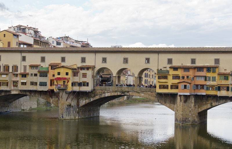 Italie,Florence,le Ponte Vecchio