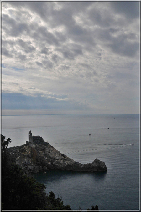 Italie, Les 5 Terres : l'église San Pietro à Porto Venere