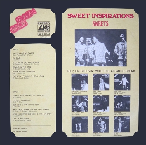 The Sweet Inspirations : Album " Sweets " Atlantic Special Records 2358 011 [ NL ]