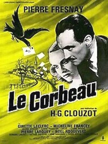 Le Corbeau. Affiche originale du film d’Henri-Georges Clouzot sorti en 1943