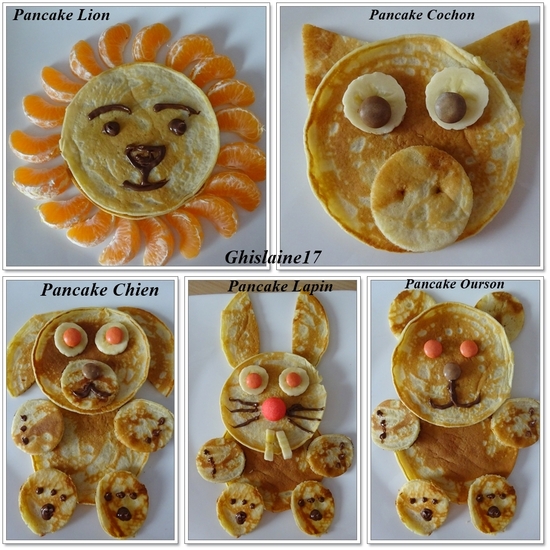 Pancakes "animaux"  2ème