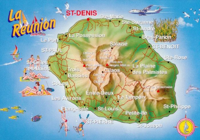 Balade Dans L'Île De La Reunion Voie Lactée Au-Dessus De L’Ile De La Réunion..