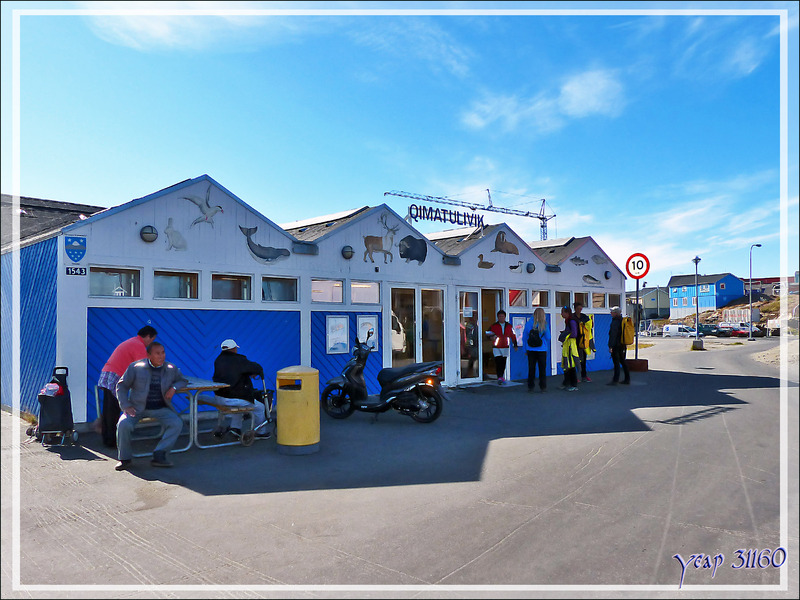 Marché de la viande et du poisson, Qimatulivik : "Lieu de stockage" - Sisimiut - Groenland