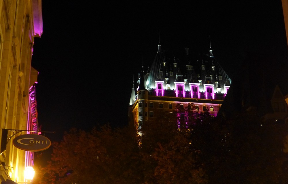 Le Vieux-Québec : vues de nuit...