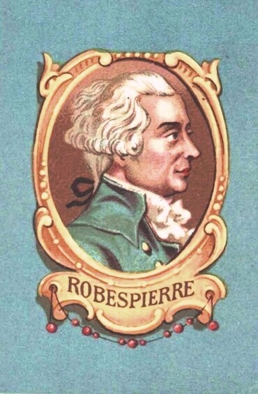 Robespierre, avocat au Parlement de Paris puis au Conseil provincial d’Artois (chromo Récompense ou Bon-Point)