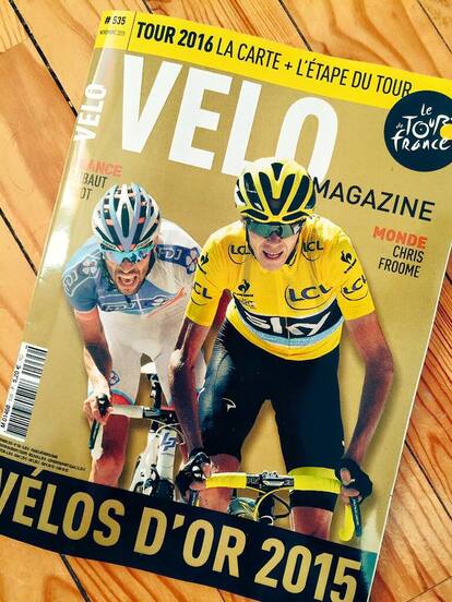 Grand Portrait dans Vélo Magazine