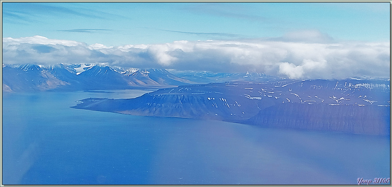 Seconde partie du vol avec le trajet Tromsø / Longyearbyen (Spitzberg) - Norvège