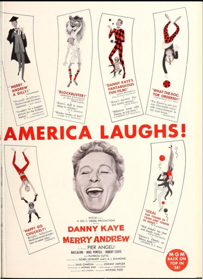 MERRY ANDREW BOX OFFICE USA 1958