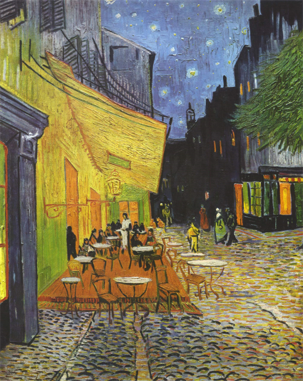 Avec Vincent dans Arles la nuit...
