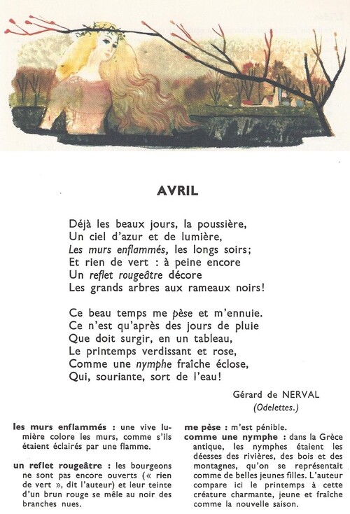 AVRIL (Gérard de Nerval)