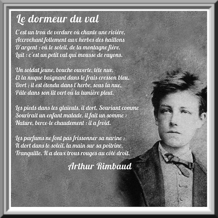 "Le soldat du val" poème de Arthur Rimbaud