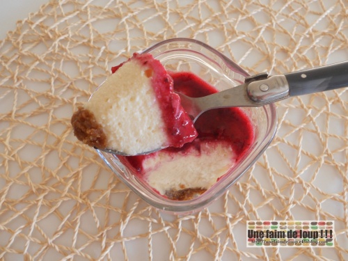 Cheesecake speculoos et coulis fruits rouges (Seb Multi Délices)