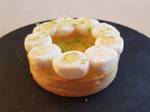 TARTE CITRON VERT / JAUNE ET YUZU (Jeffrey Cagnes)