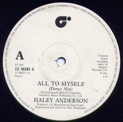 Haley Anderson - All To Myself