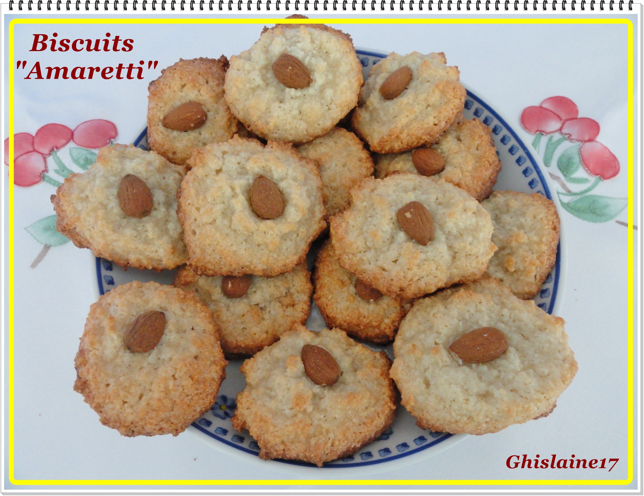 Recette Biscuit Amaretti