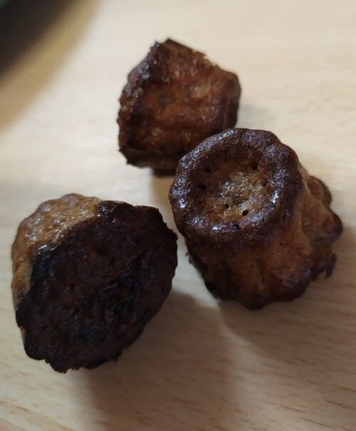 Cannelés sans lait ni gluten