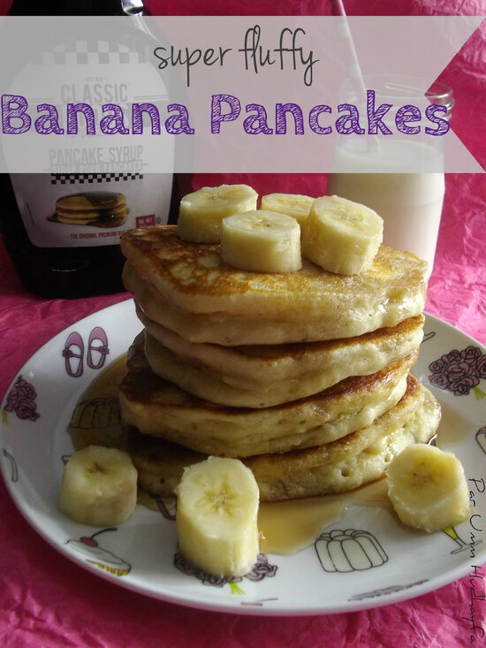 Banana Fluffy Pancakes