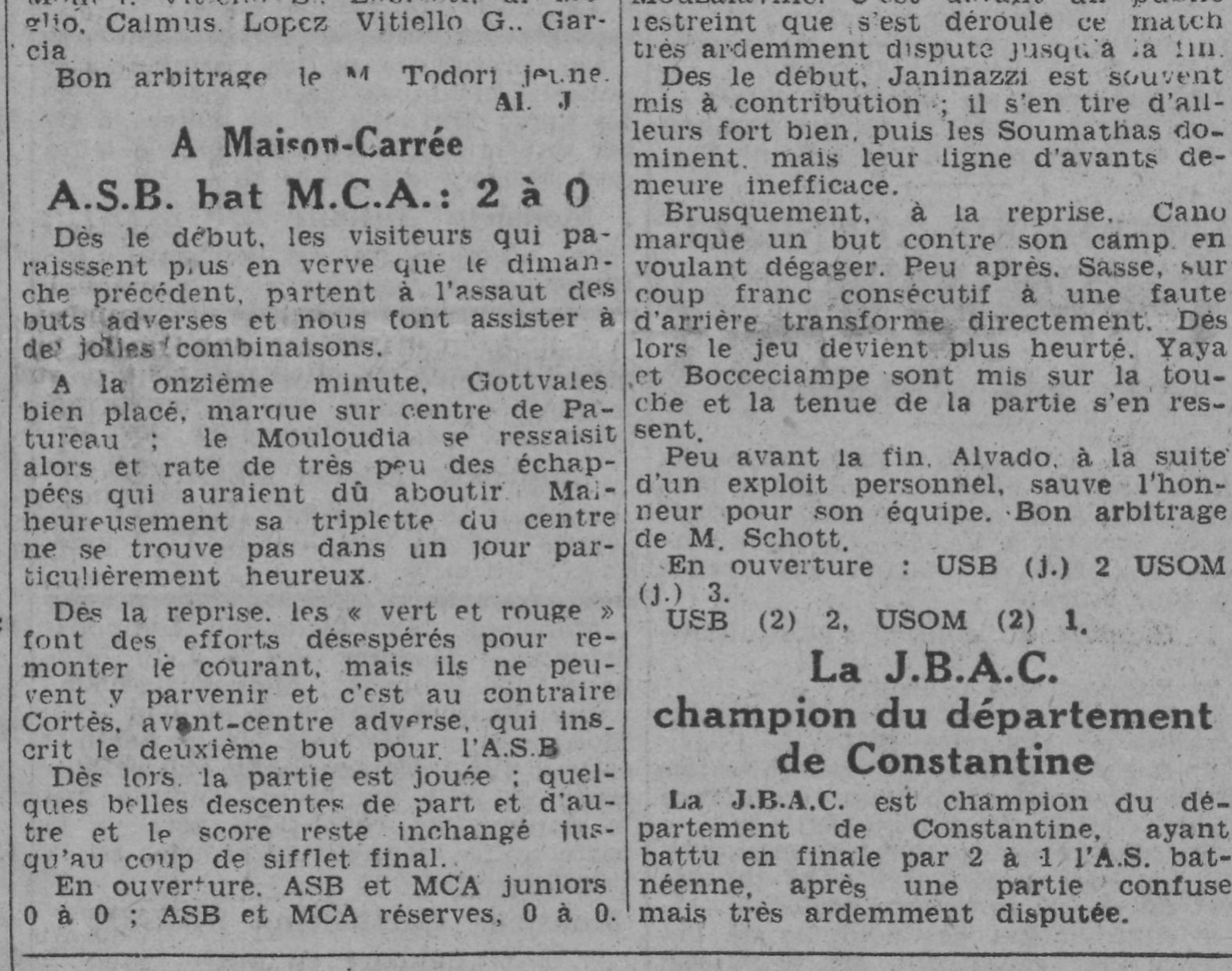 D 10.5.1942 maison carrée MCA-ASB 0-2