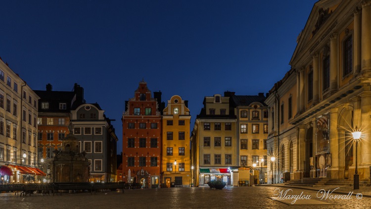 Suède : La nuit tombe sur Stockholm