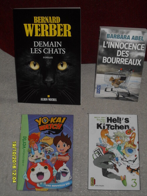 Achats du 19/10/2016