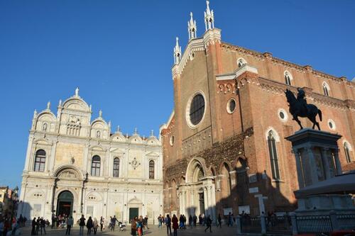 Le campo Santi Giovanni et Paolo à Venise