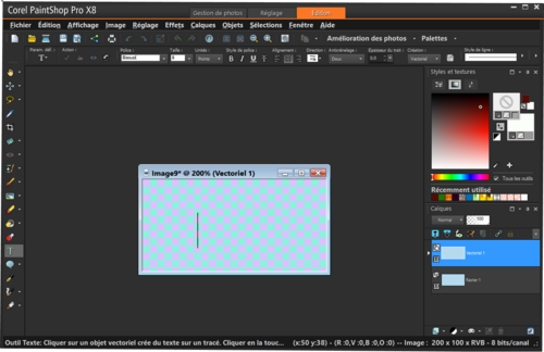 APPRENDRE A FAIRE UN FILIGRANE AVEC COREL PAINT SHOP PRO