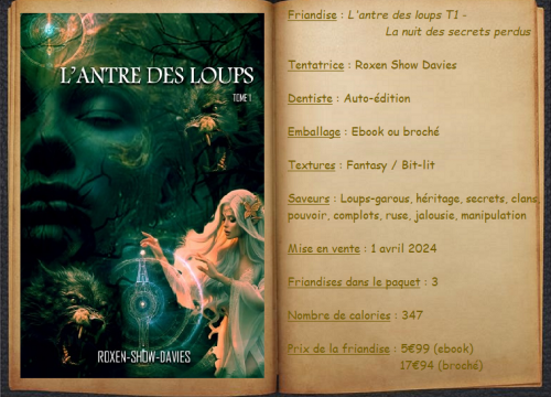 L'antre loups nuit secrets perdus Roxen Show Davies
