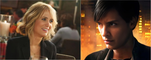 Tobey Maguire et Kristen Wiig dans la mini-série The Spoils of Babylon