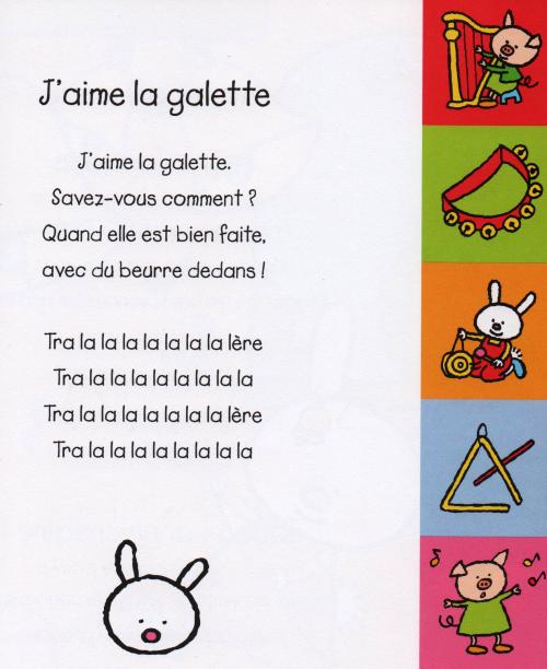 ... aime la galette Ã  tÃ©lÃ©charger et Ã  imprimer:. chanson illustre PS