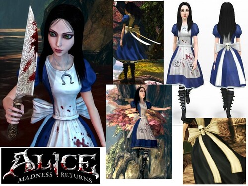 WIP : Alice Madness Returns : Classic Dress