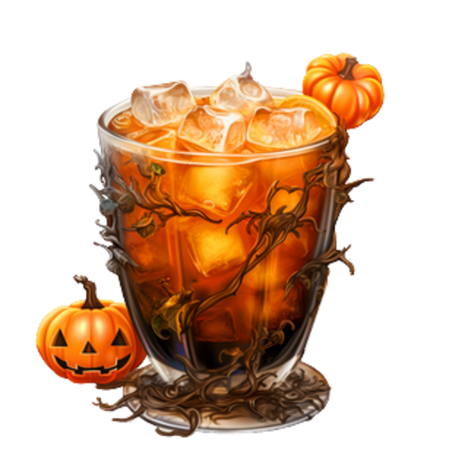 Le cocktail d'Halloween.