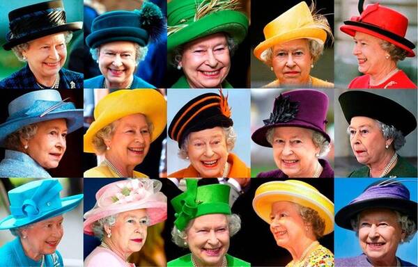 Les chapeaux de la reine d'Angleterre