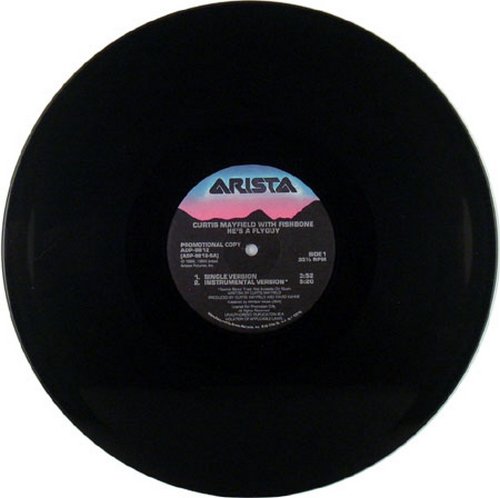 1989 : Single SP - CD - Maxi " Curtis Mayfield With Fishbone " Curtom / Arista Records [ US - UK - NE ]