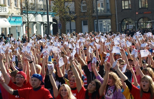 Un flash mob "citoyen" à Armentières
