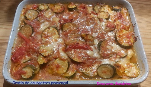 Un Gratin de Courgettes provençal