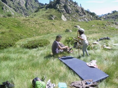 Bivouac (3 nuits) : des étangs et des fleurs depuis le vallon du Mourguillou (Merens) - 09