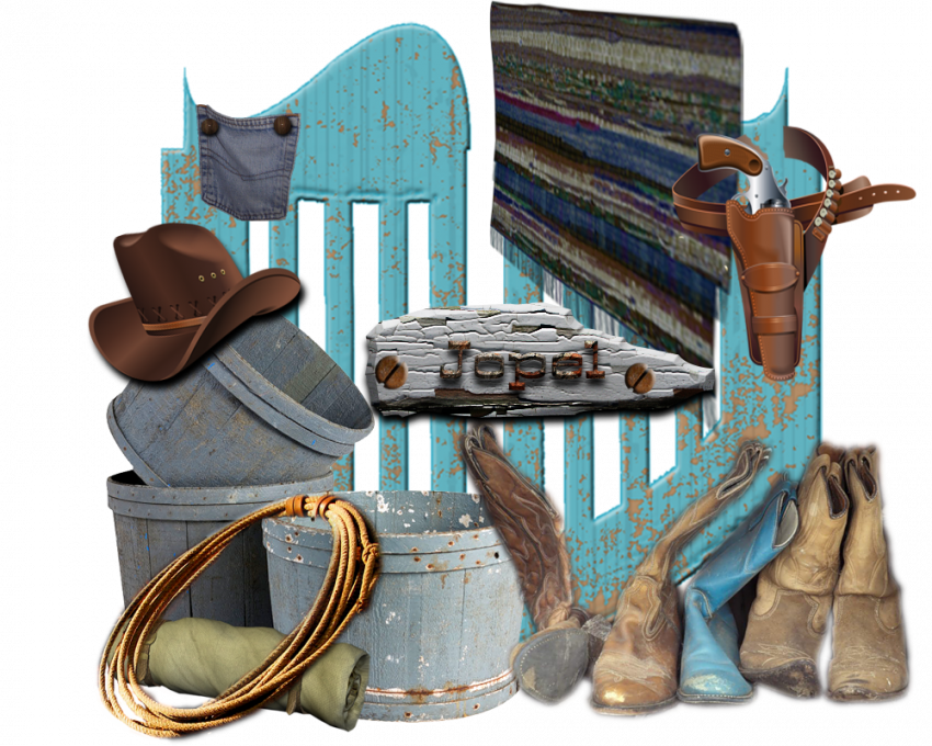 Portes saloon du Far west par Jopel