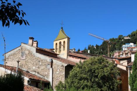 Le clocher vu depuis la tour de la mairie
