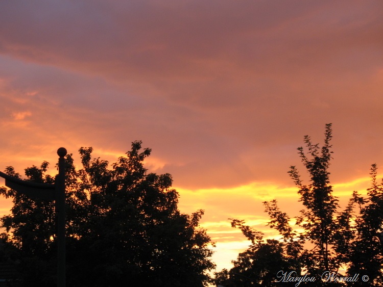 Ciel du mercredi soir