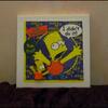 Cadre fimo/serviette Bart Simpson