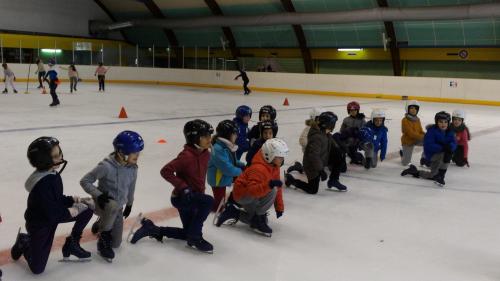 1ère séance de patinage...