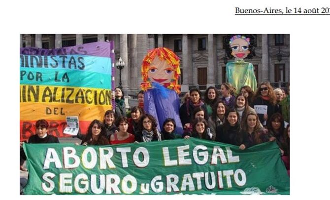 En direct avec Fernando Lozada  Porte-Parole de l’Association internationale de la Libre Pensée (AILP) - (Argentine - Amérique Latine)     A propos de l’IVG en Argentine   