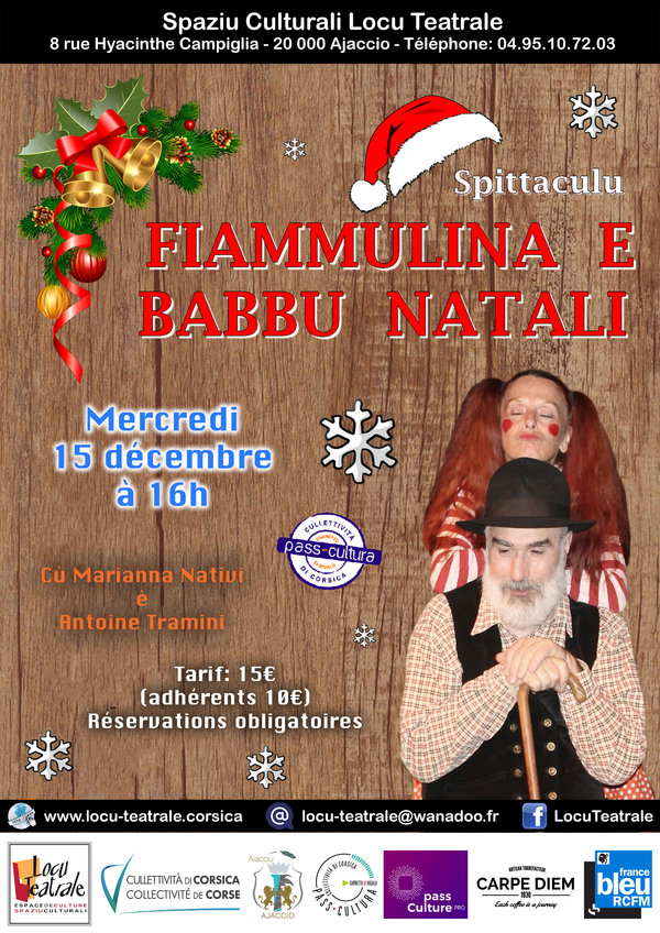 15 décembre à 16h - Goûter spectacle Fiammulina è Babbu Natali